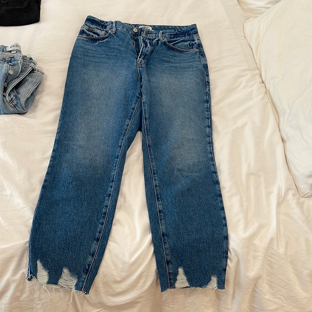 Good American boyfriend jeans